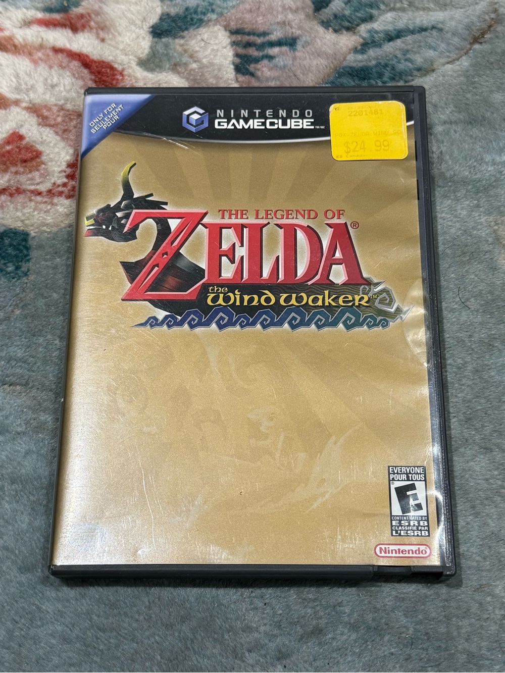The Legend of Zelda: The Wind Waker Nintendo GameCube game - with manual